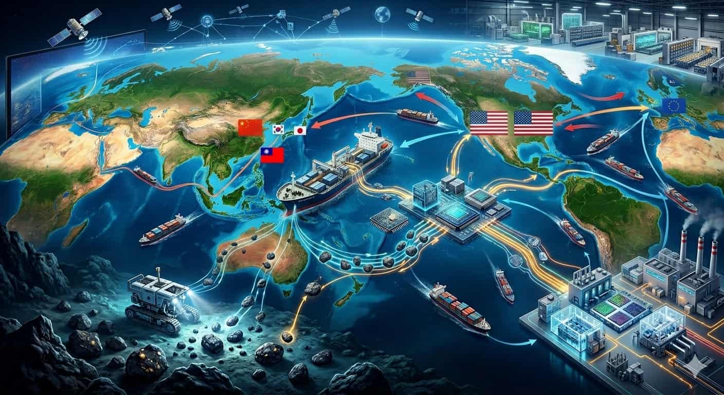 La nueva carrera por los recursos: chips, minerales de aguas profundas y la geopolítica de las cadenas de suministro